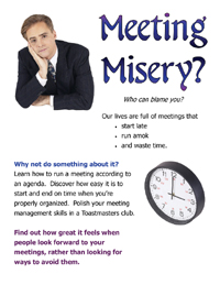 Meeting Misery?