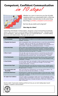 Competent, Confident Communication in 10 steps!