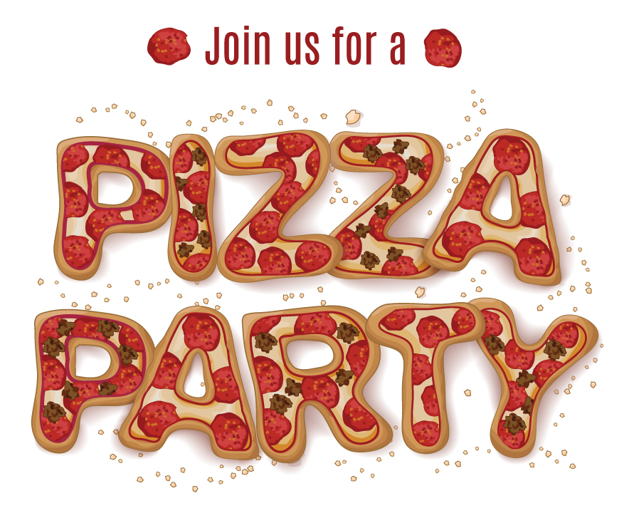 Pizza Party Logo
