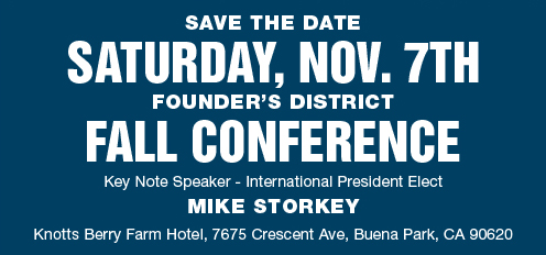 2015 Fall District Conference