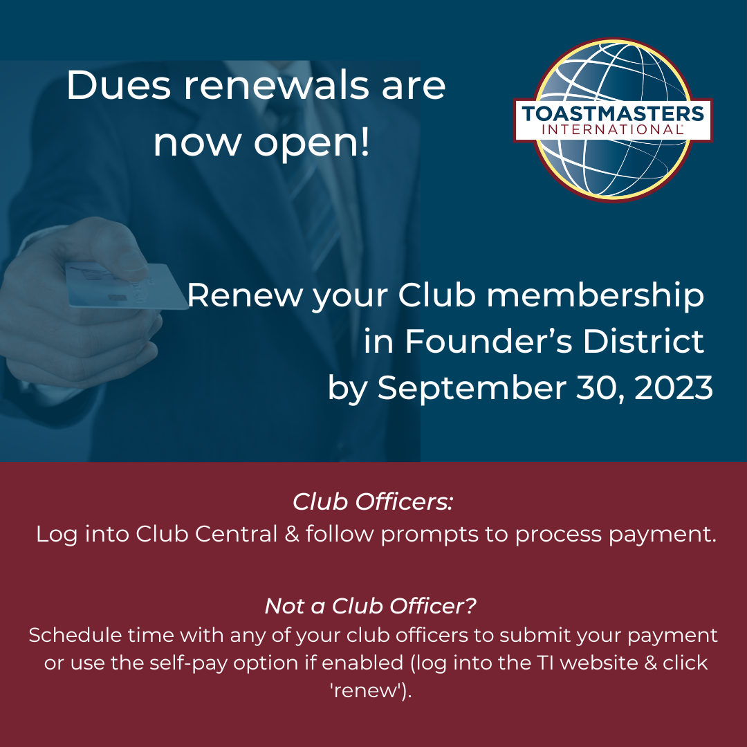 Renew Your Membership by Sept. 30