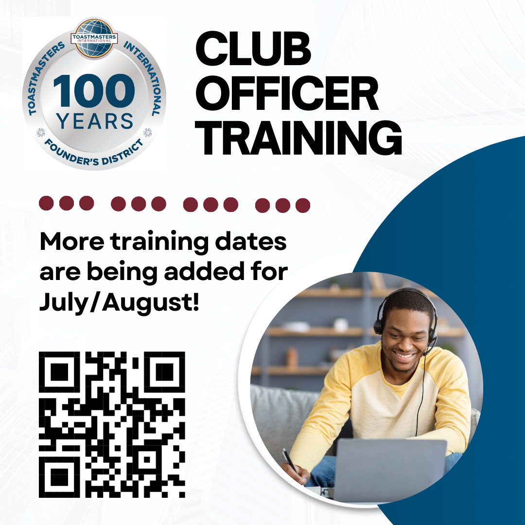 Register for Club Officer Training