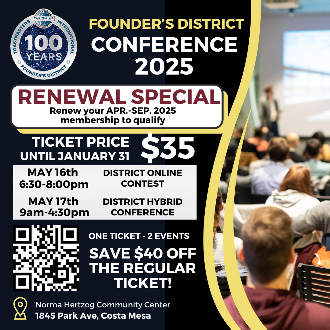 2025 Founder’s District Conference